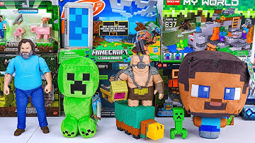 A Minecraft movie toy collection ASMR unboxing | Click and switch sword | Steve action figure |