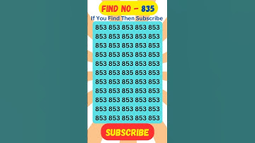 Your Brain Will Be Tricked! Can You Find the Hidden Number? Quiz Gaming