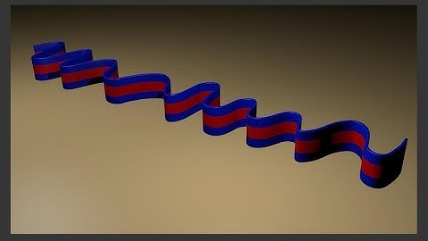 how to make a ribbon in blender 3d v2.76 : spoken tutorial ( beginner )