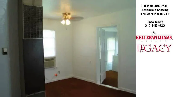 3850 S WALTERS, San Antonio, TX Presented by Linda...