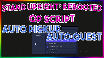 [NEW] Stand Upright: Rebooted Script Hack GUI