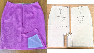 How to Sew a Back Vent with Lining