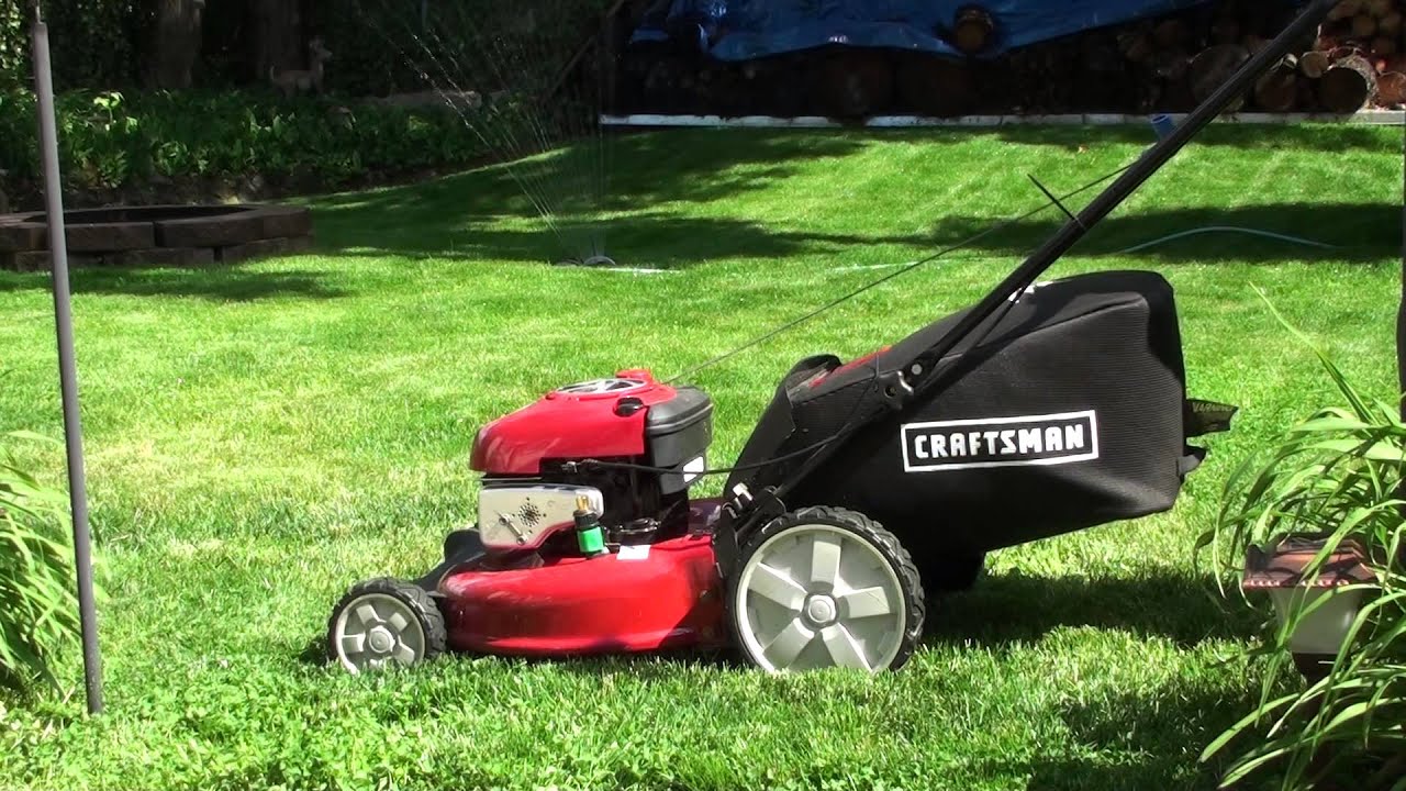 Craftsman Gold Series Mower 6.75 ft-lb - 190cc - YouTube