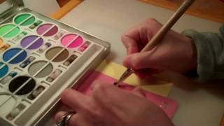 Embossing with a Stencil