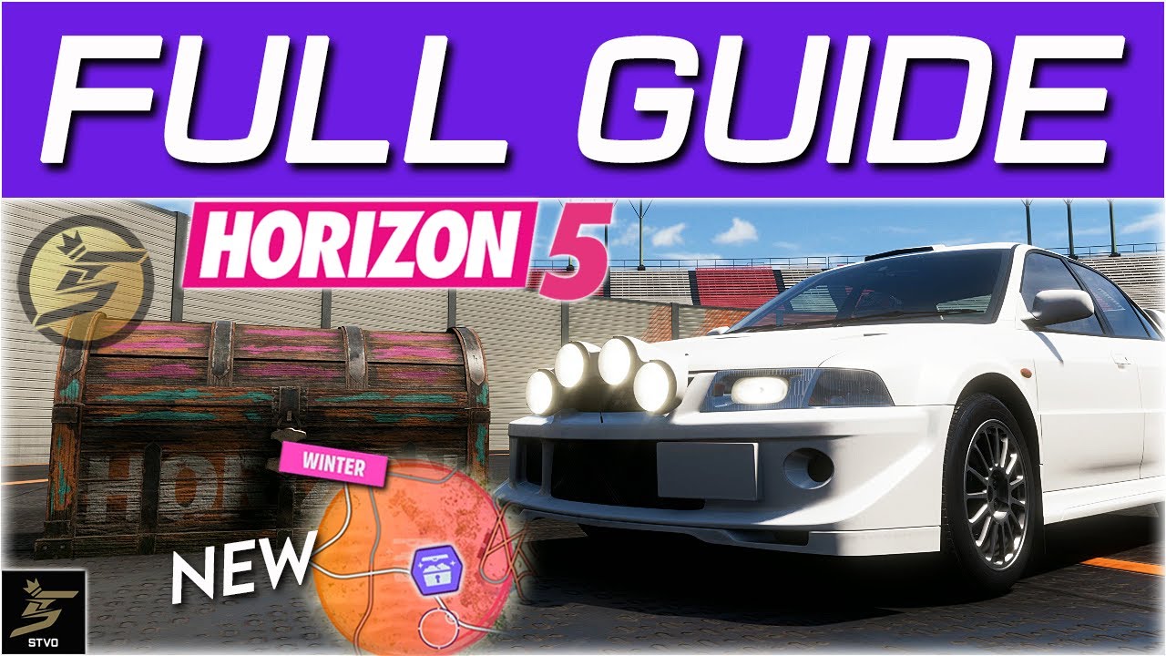 Forza Horizon 5 TREASURE HUNT 30K IS THE GAME FH5 Treasure Hunt Chest (Winter Festival Playlist)