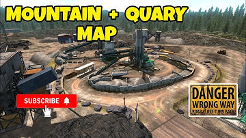 ETS 2 Mountain Map For Bus simulator Indonesia #village #mountainmap #mod_map_bussid #offroding