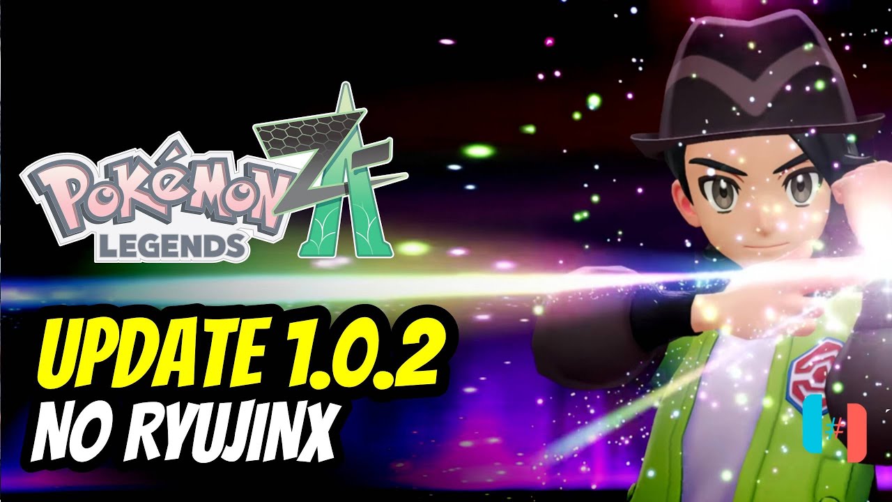POKÉMON LEGENDS Z-A: PASSO A PASSO de como ATUALIZAR (1.0.2) no emulador RYUJINX CANARY 