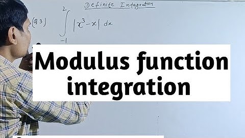Integration of modulus function | class 12 Maths | chapter 7 integrals