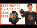 Easiest Way To Fix A Common Briggs Plastic Carburetor Problem - Video