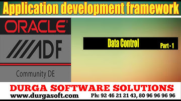 Application development framework(ADF)|| Data Control Part-1