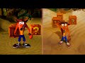 Crash Bandicoot Graphics Comparison: PS1 vs. PS4 Pro