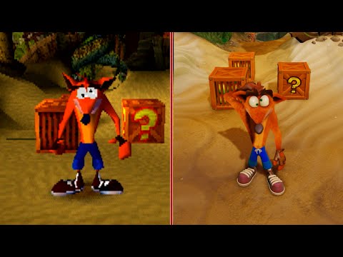 Video: Crash Bandicoot På PS4: Retro Gameplay Möter Toppmodern Grafik
