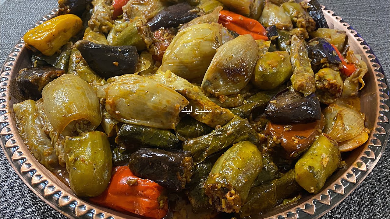 وأطيب دولمه عراقيه بدون لحم بالخضراوات
