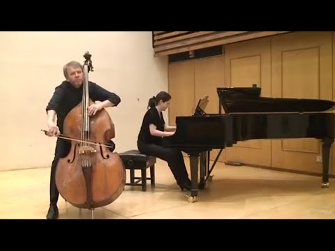 Koussevitzky Double Bass Concerto played by Rinat Ibragimov - Higher quality audio recording