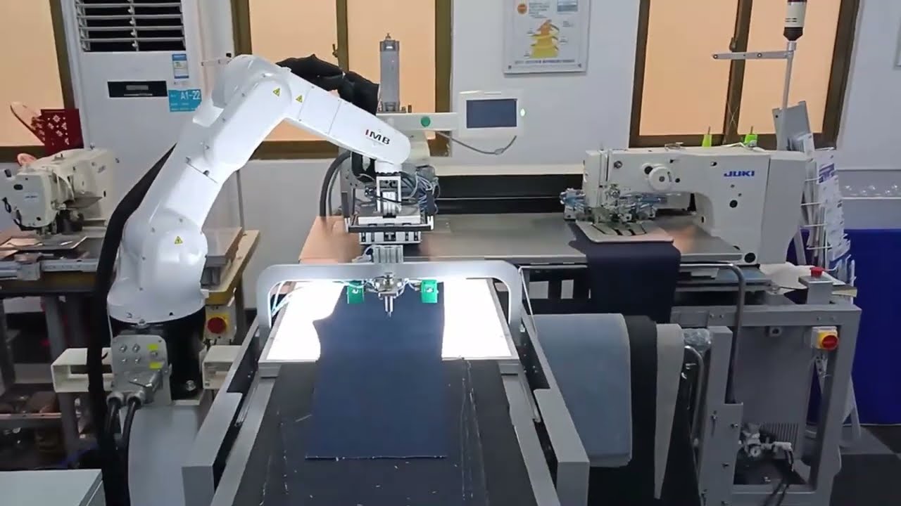 JUKI Smart Factory Concept Texprocess 2022 YouTube