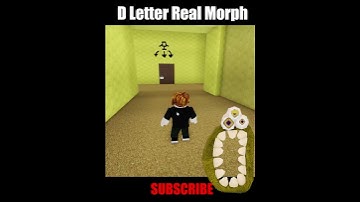 How To Find D Letter Real Morph in Find The Backrooms Morphs