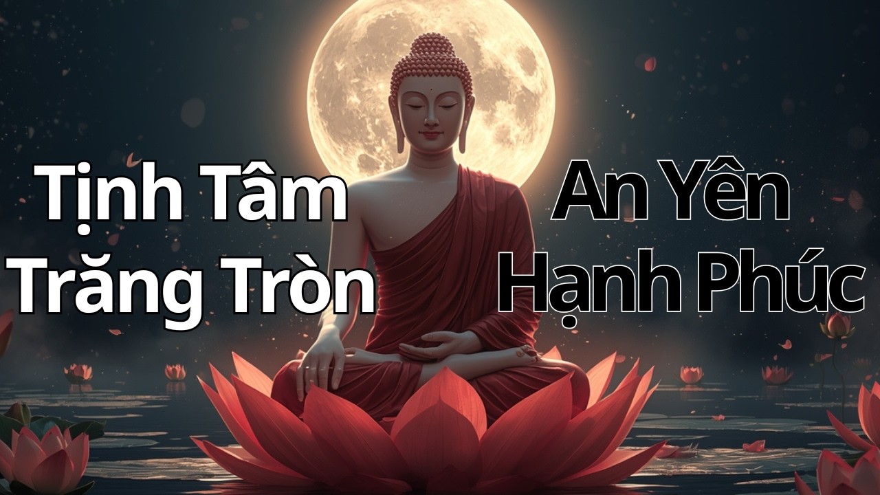 Nhạc Phật Pháp Nghe Ngày Rằm, Trăng Tròn cầu Bình Yên, Hòa Bình, Sức Khỏe