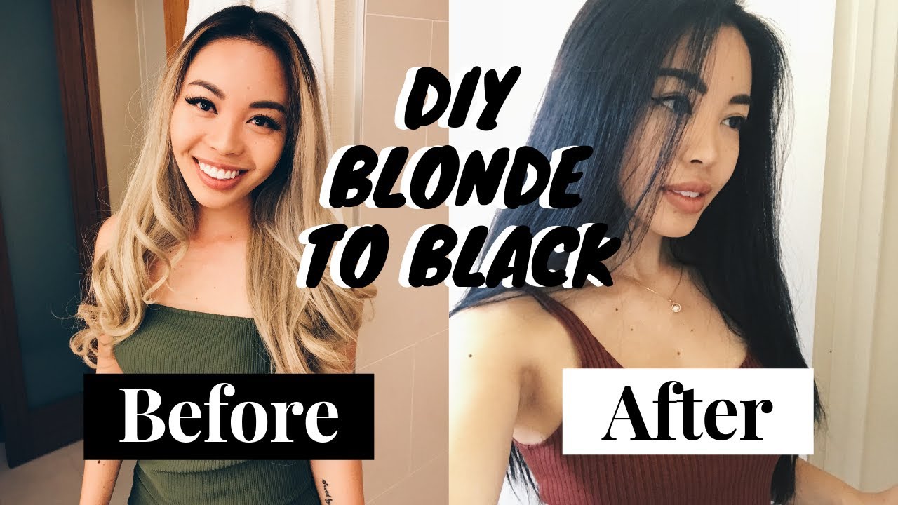 How To Go From Blonde To Black Hair With The Best Technique?