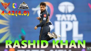 Rashid Khan's 4-fer Help Gujarat Titans Win | SRH vs GT 66th Match IPL 2024 Highlights