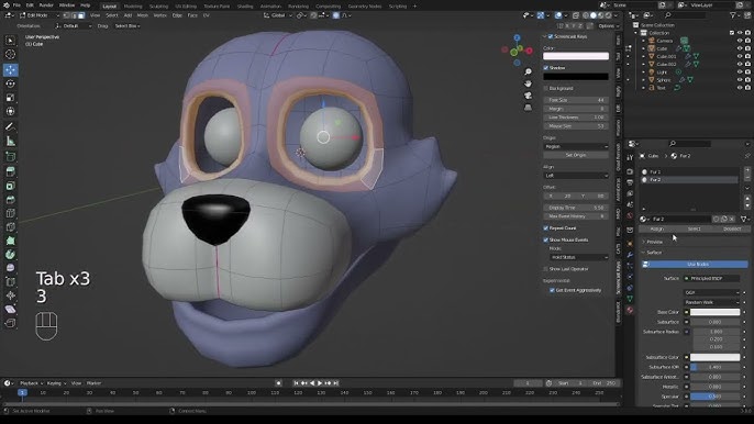 DiscoHead on Game Jolt: Portrait-Stylized FNaF Pack for Blender