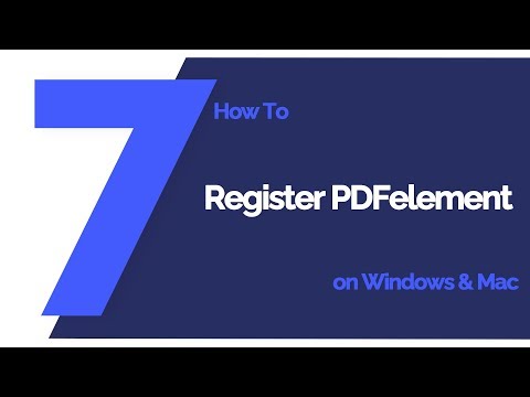 How to register PDFelement on Windows & Mac | PDFelement 7