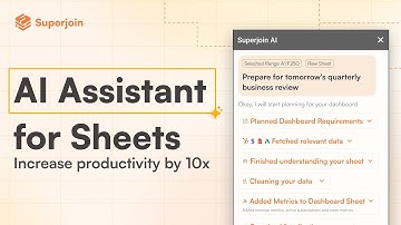 Superjoin - AI Assistant for Spreadsheets (Works on Google Sheets)