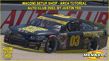 iRacing ARCA Auto Club Guide to Qualifying and Race 25S3