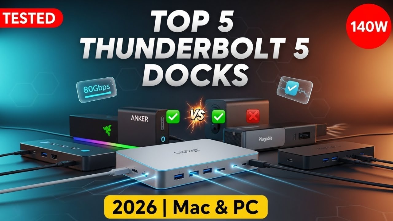 5 Best Thunderbolt 5 Docks 2026 - Honest Comparison & Buying Guide ...
