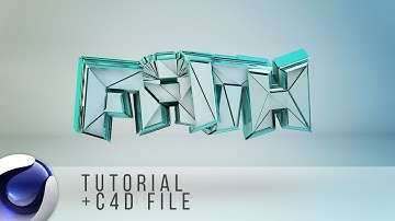 Chaos Text Effect Tutorial | [Free Project File] Cinema 4D [Reupload]