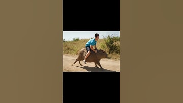 Câu chuyện trộm xoài của anh em capy #capybara #capybarayeunoi #ongbavaboss #vuive