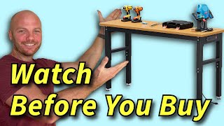 Garvee Adjustable height Workbench, Full Review Wealth