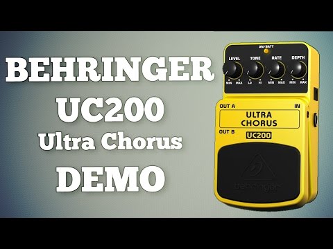 Behringer UC200 Ultra Chorus Demo Behringer UC200 Ultra Chorus Demo