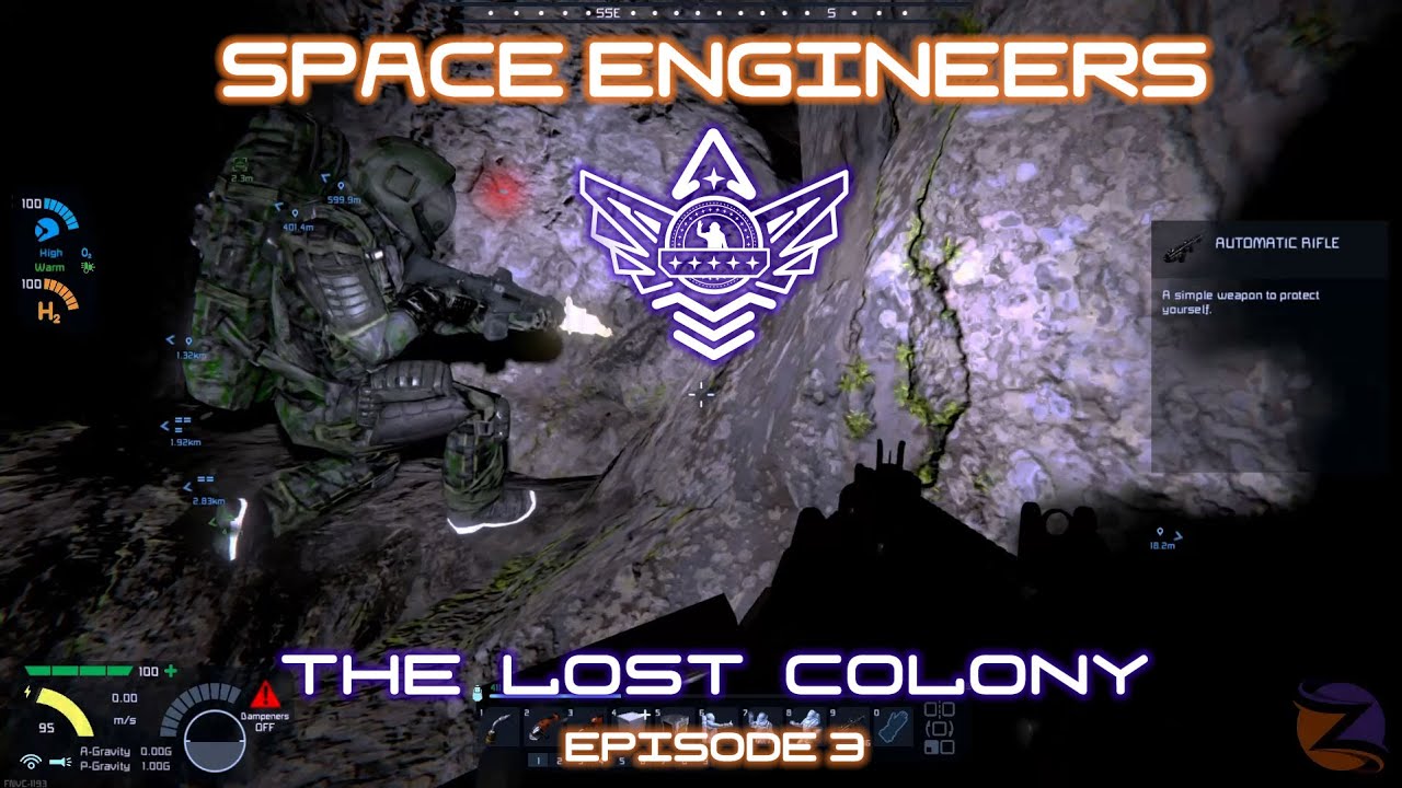 Space Engineers - The Lost Colony E03 - "Турель-турель-турель!" - YouTube