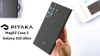 Techwithusama Videos Galaxy S22 Ultra PITAKA MagEZ Case 2 Review