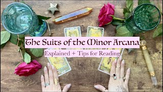 Learning the Tarot: The Suits of the Minor Arcana Explained + Tips for Reading 🍷⚔️🪄⭐️