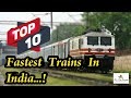 Top 10 fastest trains in india  gv tour planners  gv  top 10