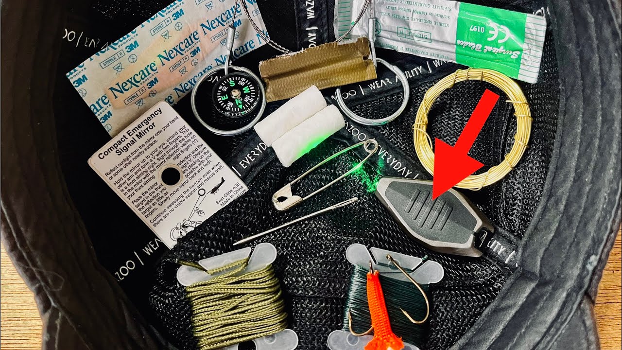 Don't Get Un-Alived! Carry a Survival Kit in a Cache Hat!