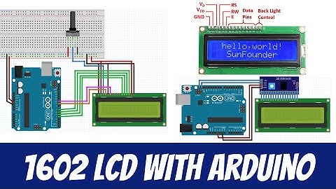 1602 LCD with Arduino - I2C and standard method explained