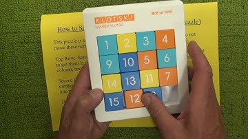 How to Solve the 15 Puzzle - Sliding Number Puzzle - Step by Step Tutorial