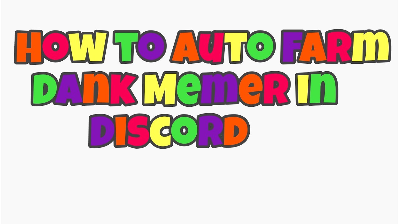How to set up an Auto Farm on Dank Memer ?(Android Only) 