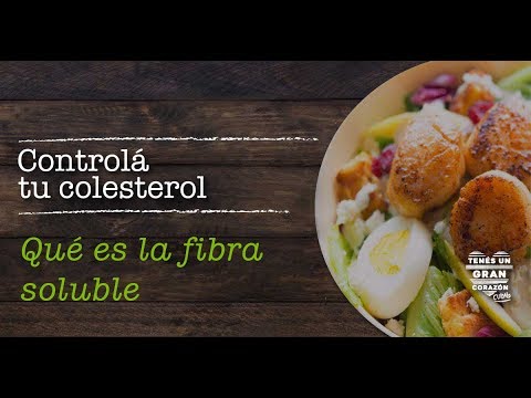¿Qué es la fibra soluble? ¿Cómo ayuda al colesterol? / Licen nutrición Maria Belén Jaluff