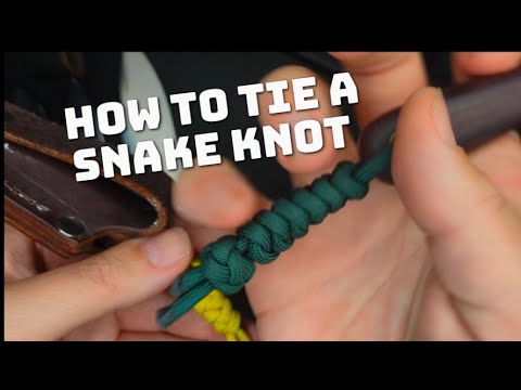 How to Tie a Snake Knot Lanyard