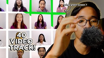 6 Steps How To Edit A Virtual Choir Music Video | Behind The Scene Of "To God Be The Glory" - WS