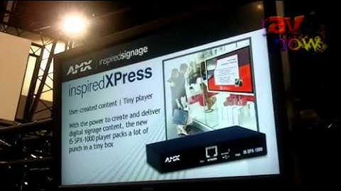 Almo Pro A/V Shows Mitsubishi Display with AMX DS Player, Plus Passive 3D LG Display