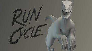 Blender Velociraptor Run Cycle - Attempt #4 Re-Render