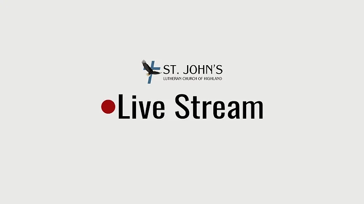 Live Streaming Traditional Worship - December 21, 2025 | St. John's Lutheran Church of Highland