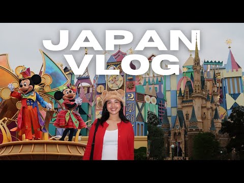 JAPAN VLOG | tokyo disneyland vlog, fireworks show, disney parades, rides