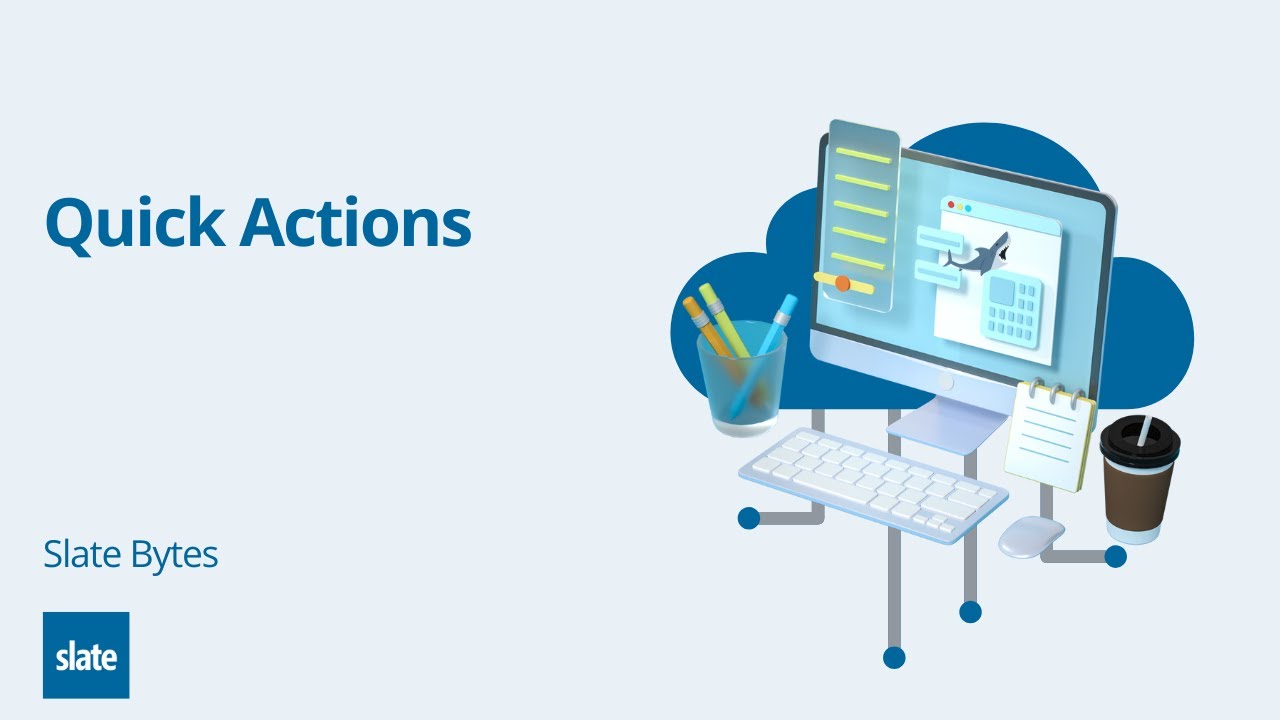 Quick Actions in Slate: Quickly Email, Call, or Text