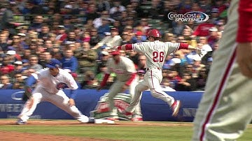 PHI@CHC: Call stands after Phillies challenge in 5th