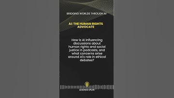 AI The Human Rights Advocate ✊🤖 How is AI influencing discussions about human rights and socia